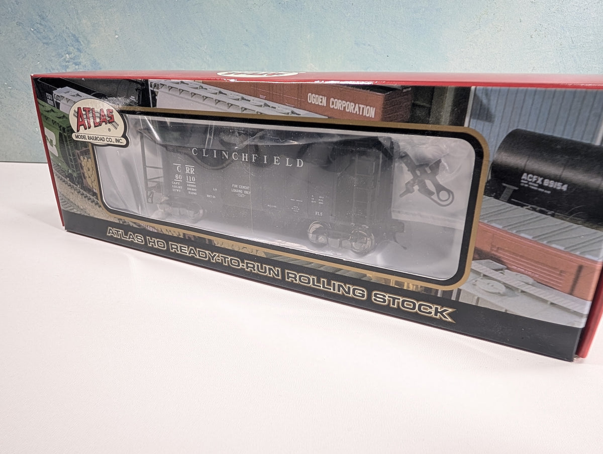 Atlas -22584 HO Scale PS-2 Covered Hopper Clinchfield CRR #60110 Metal Wheels