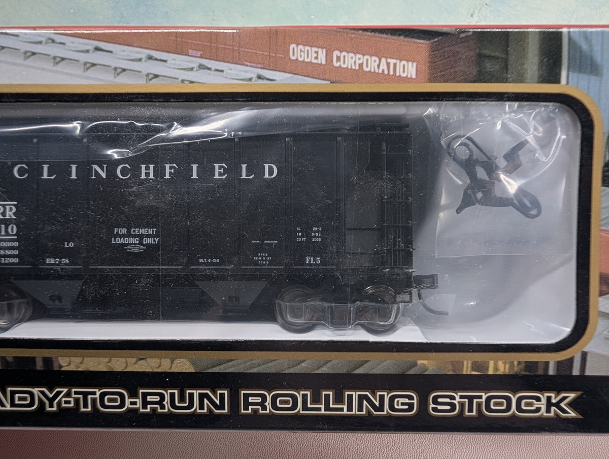 Atlas -22584 HO Scale PS-2 Covered Hopper Clinchfield CRR #60110 Metal Wheels