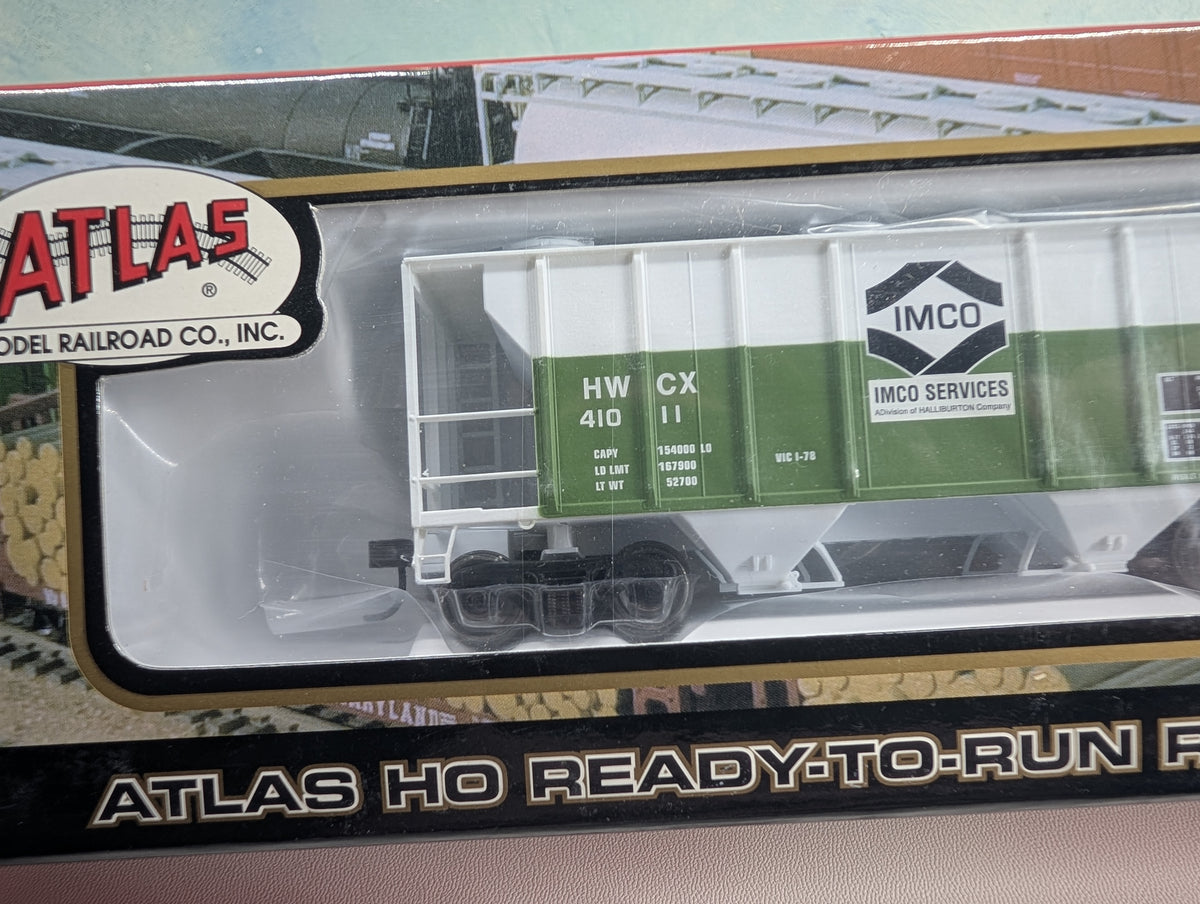 Atlas -22278 HO Scale PS-2 Covered Hopper Imco HWCX #41011 Metal Wheels