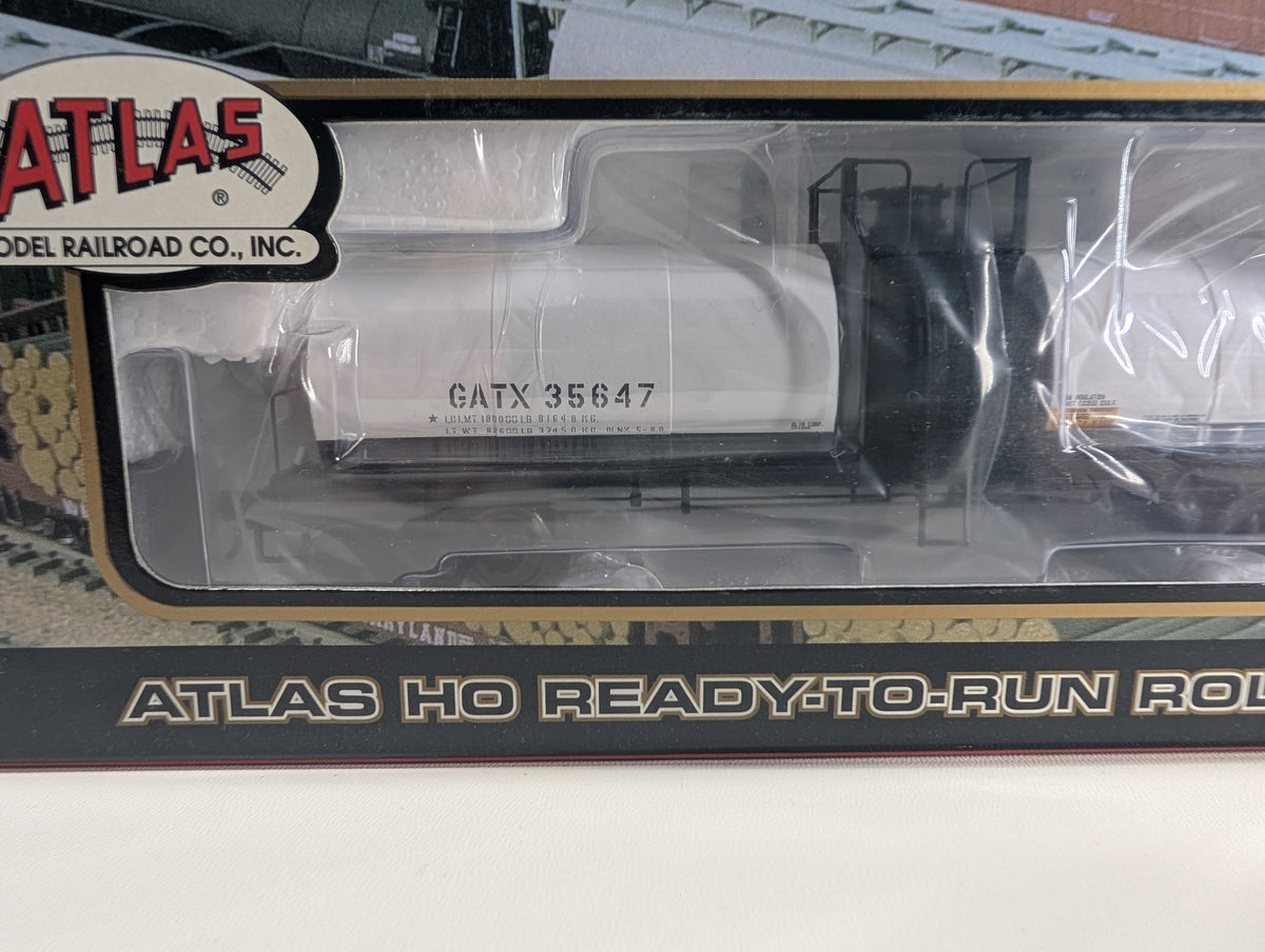 Atlas #1562-1 HO Scale 17,360k Gal Tank Car GATX #35647 Metal Wheels, Olin Corp.