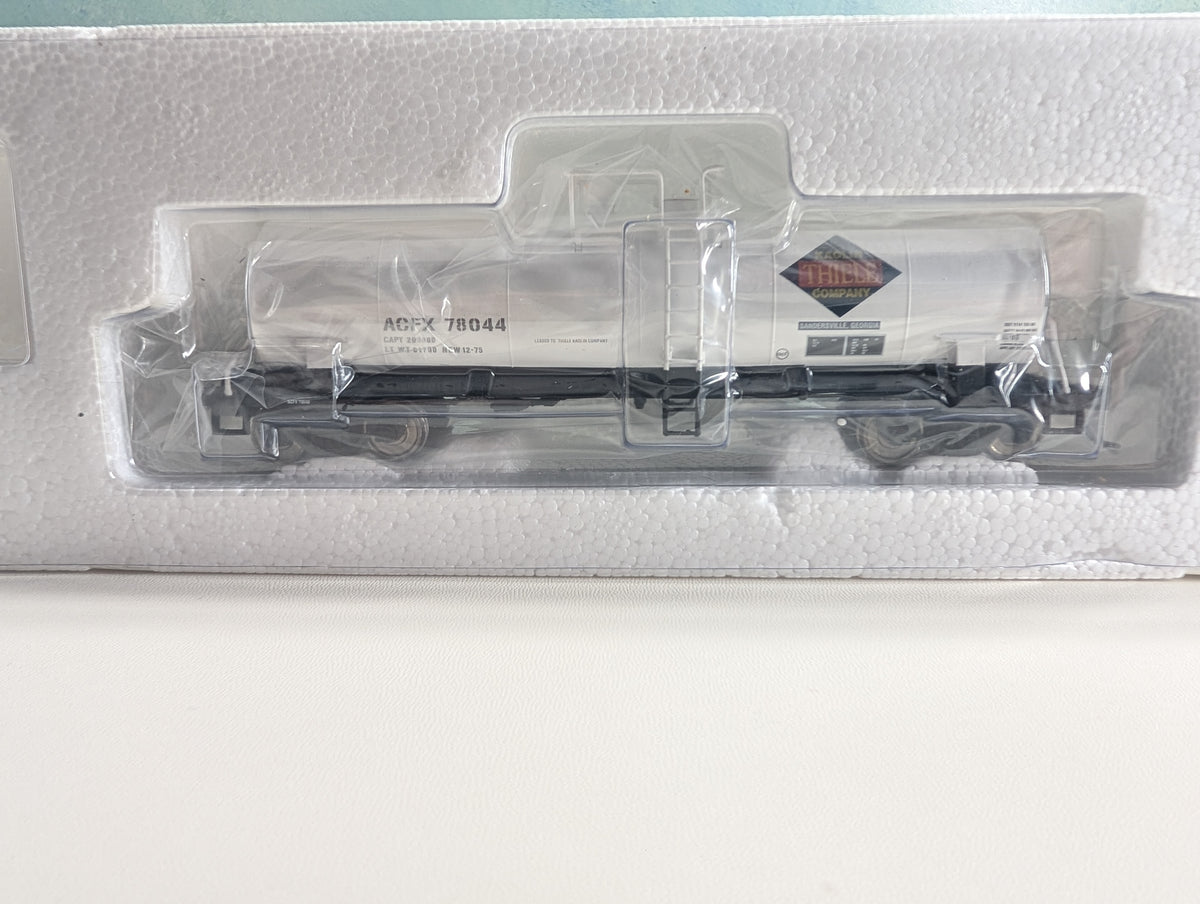 Atlas #1704-4 HO Scale Kaolin Tank Car ACFX #78044 Metal Wheels