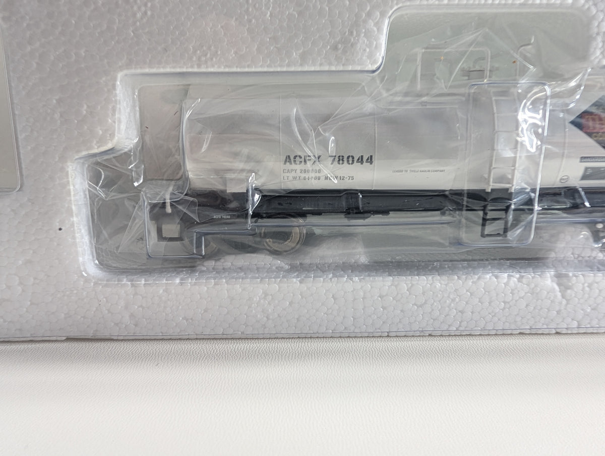 Atlas #1704-4 HO Scale Kaolin Tank Car ACFX #78044 Metal Wheels