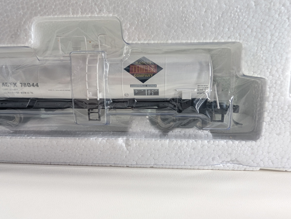 Atlas #1704-4 HO Scale Kaolin Tank Car ACFX #78044 Metal Wheels