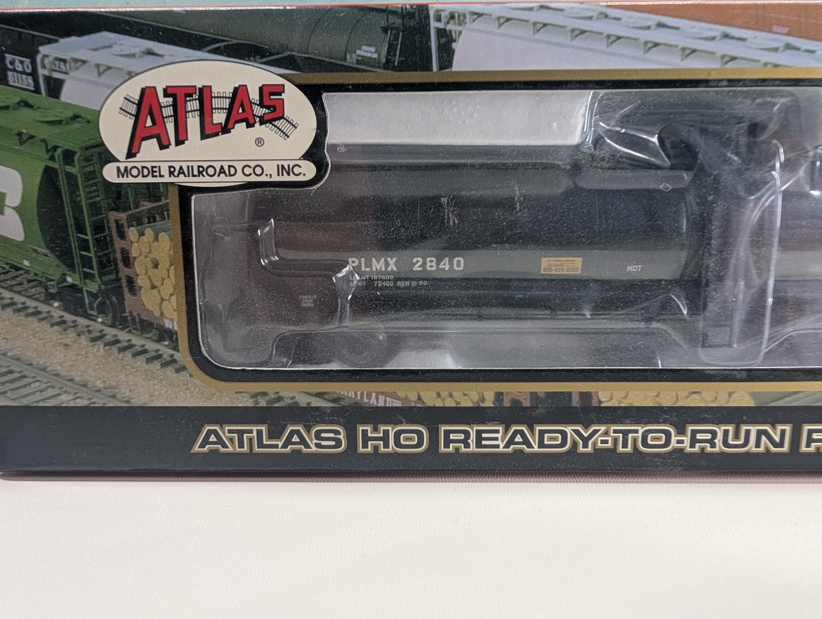 Atlas #1634-1 HO Scale 23.5k Gal Tank Car PLMX #2840 Metal Wheels