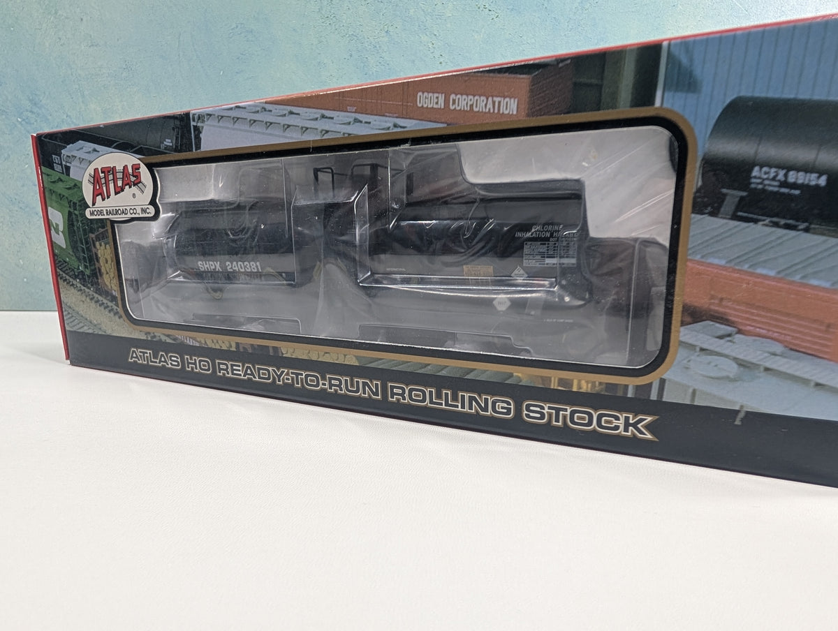 Atlas #1560-4 HO Scale 17,360k Gal Tank Car SHPX #240381 Metal Wheels