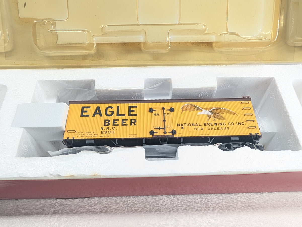 Atlas HO Scale 36' Beer Reefer Eagle Beer NRC #2900 Metal Wheels
