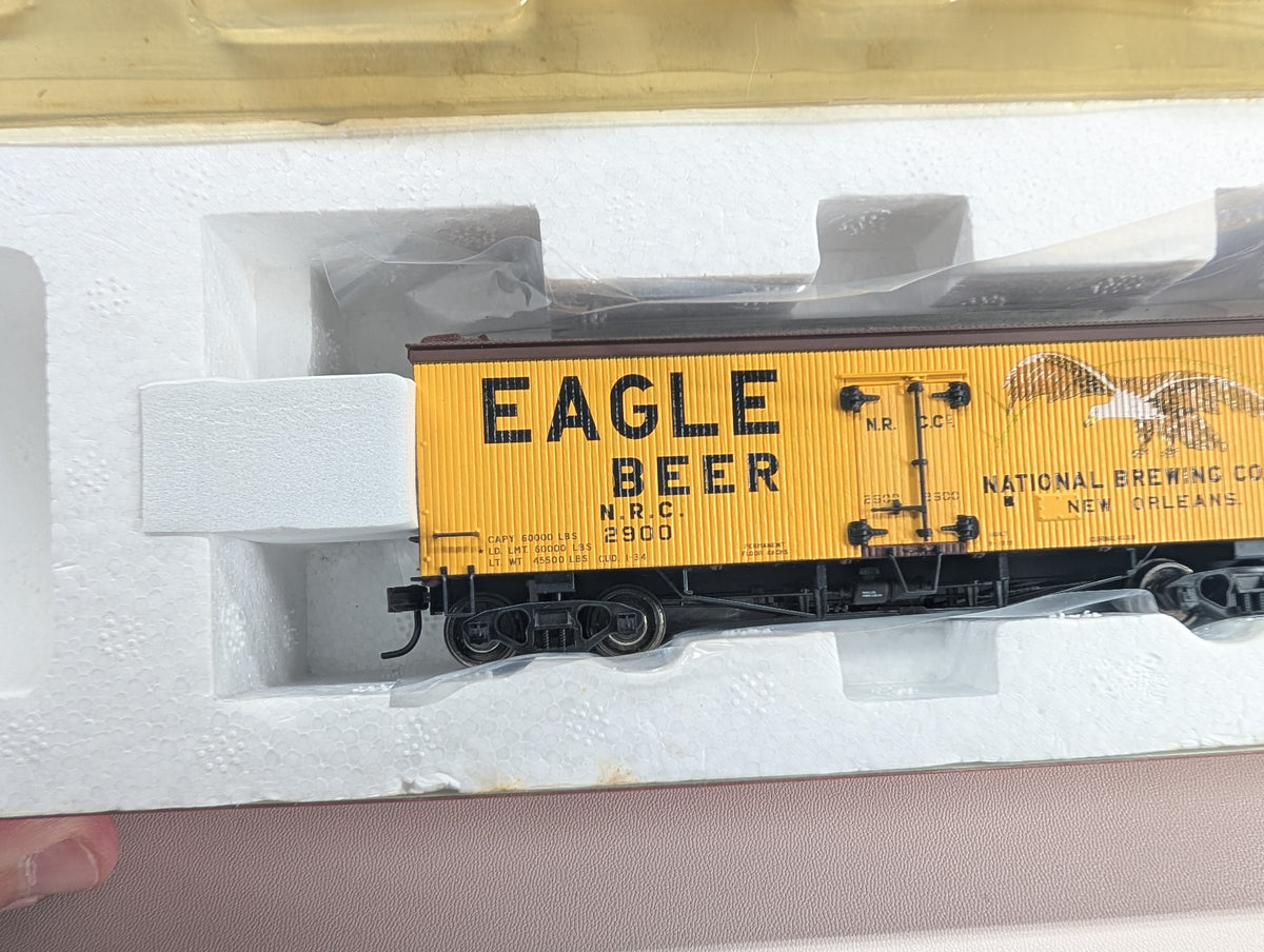 Atlas HO Scale 36' Beer Reefer Eagle Beer NRC #2900 Metal Wheels
