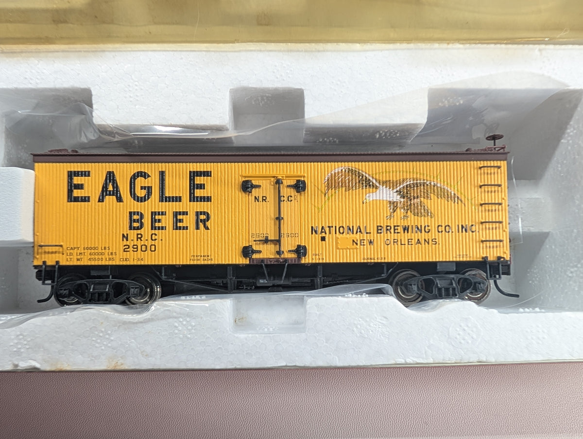 Atlas HO Scale 36' Beer Reefer Eagle Beer NRC #2900 Metal Wheels