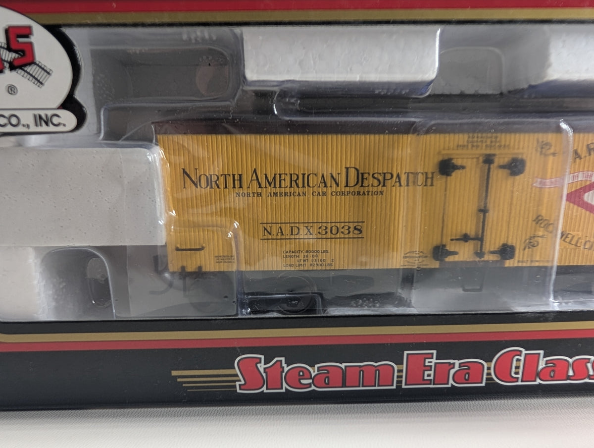 Atlas #6139-1 HO Scale 36' Wood Reefer AR Loomis NADX #3038 Metal Wheels
