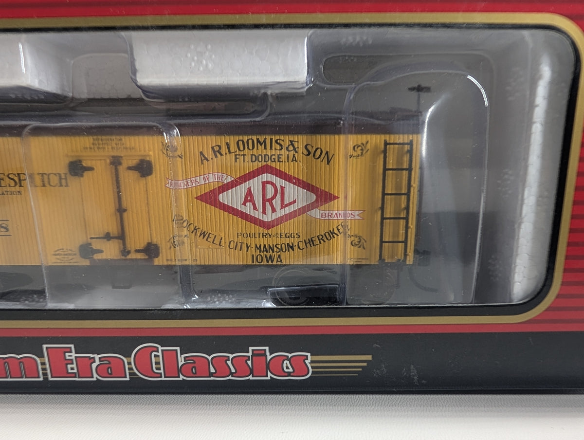 Atlas #6139-1 HO Scale 36' Wood Reefer AR Loomis NADX #3038 Metal Wheels