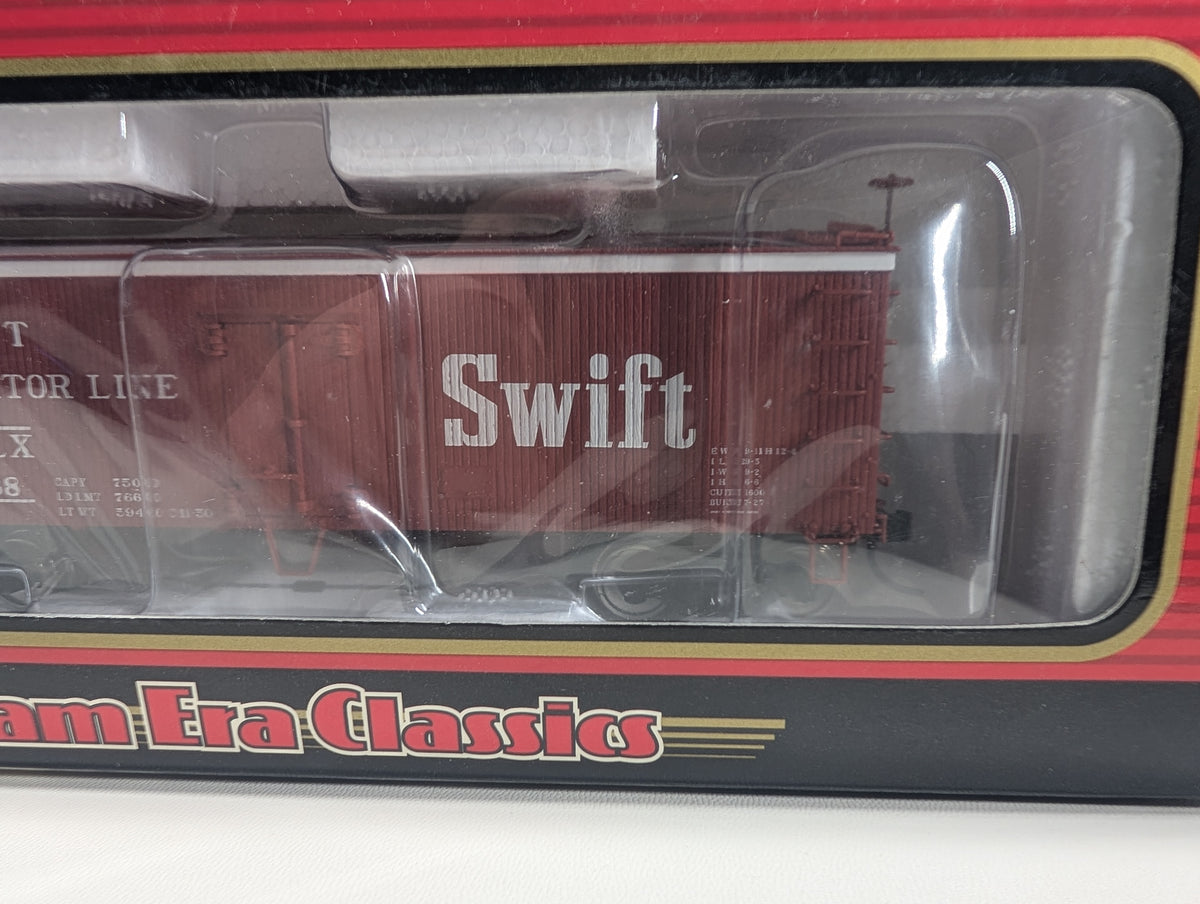 Atlas #6106-5 HO Scale 36' Wood Reefer Swift Refrigerator Line SRLX #4888 Metal Wheels