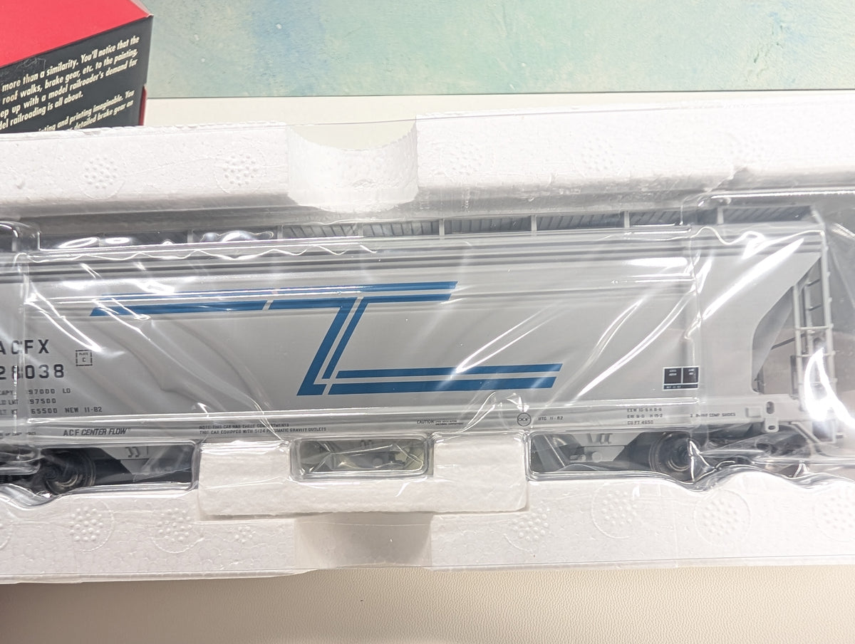 Atlas #1464-2 HO Scale 3 Bay Centerflow Hopper Tenneco ACFX #28038 Metal Wheels