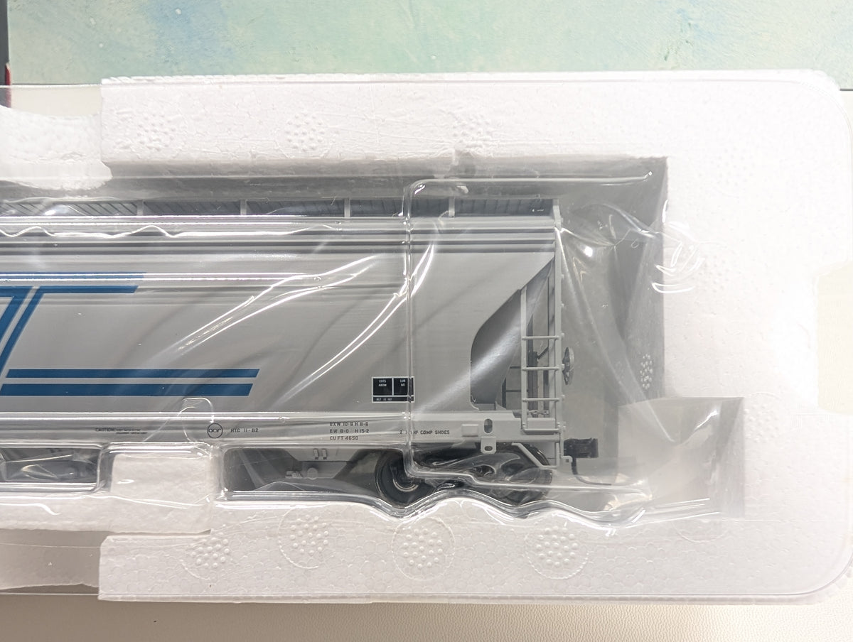 Atlas #1464-2 HO Scale 3 Bay Centerflow Hopper Tenneco ACFX #28038 Metal Wheels