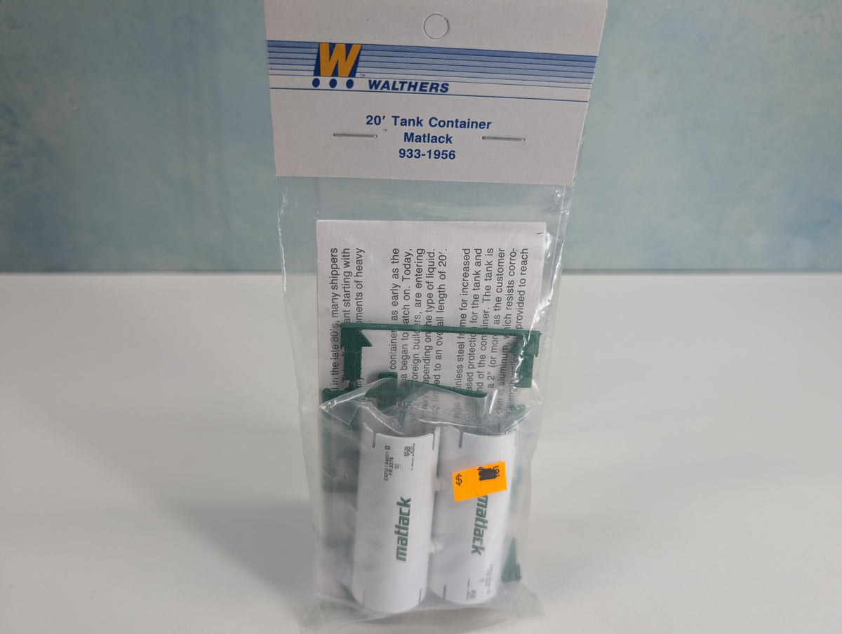 Walthers 933-1956 HO Scale 20' Tank Container Matlock KIT