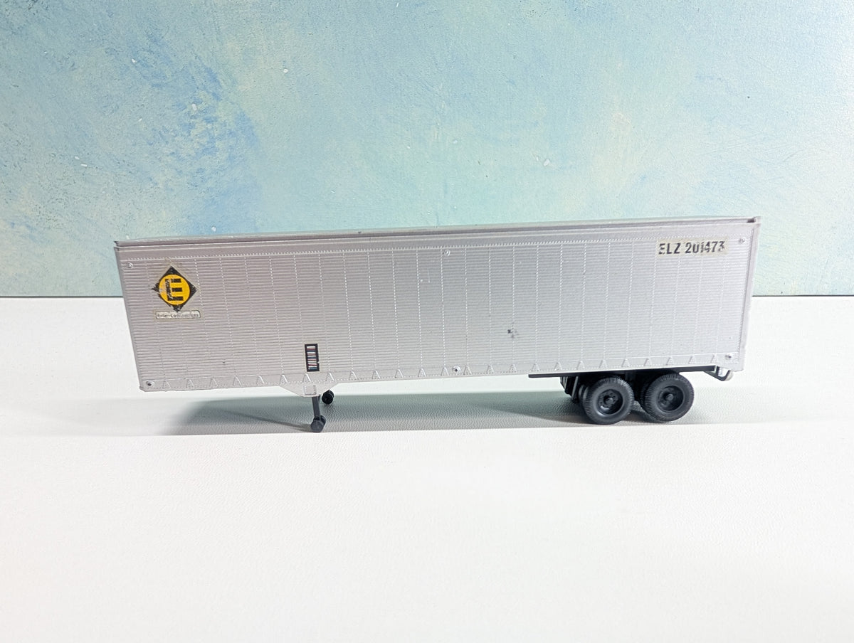 USED HO Scale 40' Trailer Erie Lackawanna ELZ #201473 Weathered
