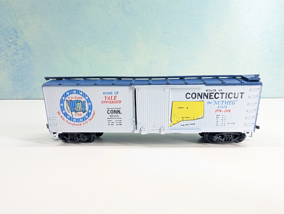 USED TRAIN MINIATURE HO Scale State Car Connecticut CONN #10105