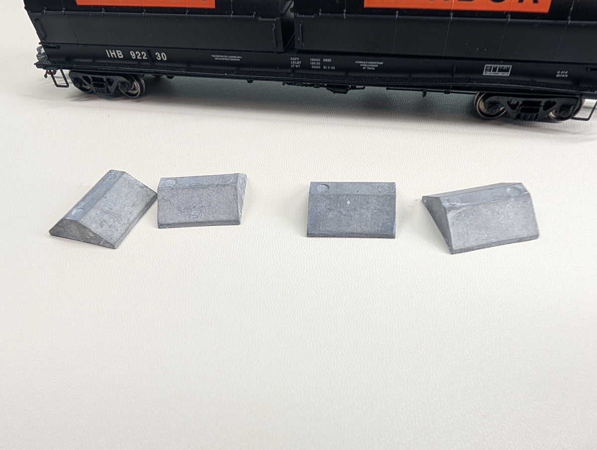 USED Red Caboose HO Scale Coil Car Indiana Harbor Belt IHC #92230 Metal Wheels