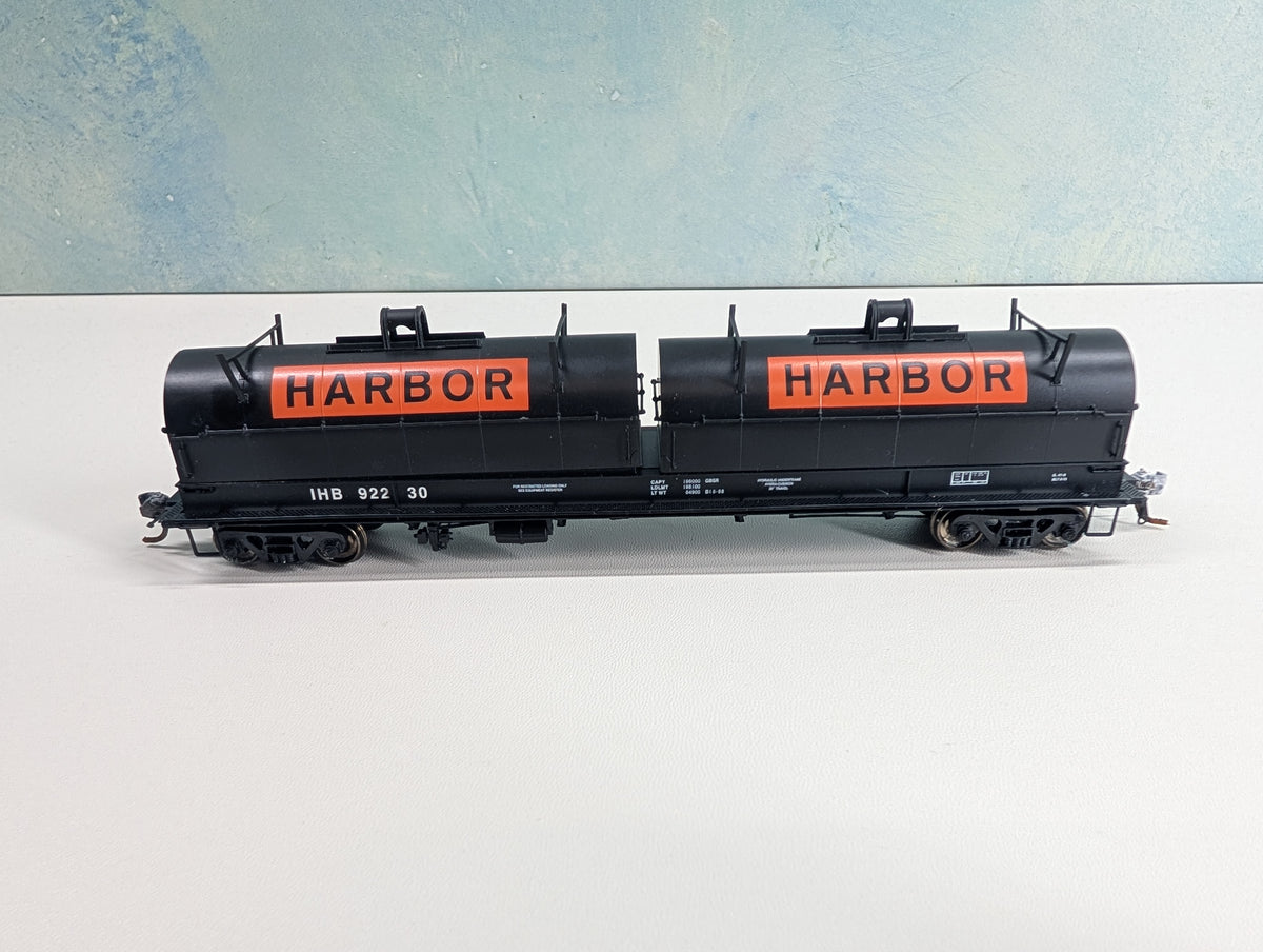 USED Red Caboose HO Scale Coil Car Indiana Harbor Belt IHC #92230 Metal Wheels