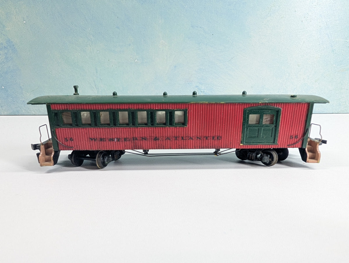 USED HO Scale Old Time Passenger Car Western & Atlantic #56