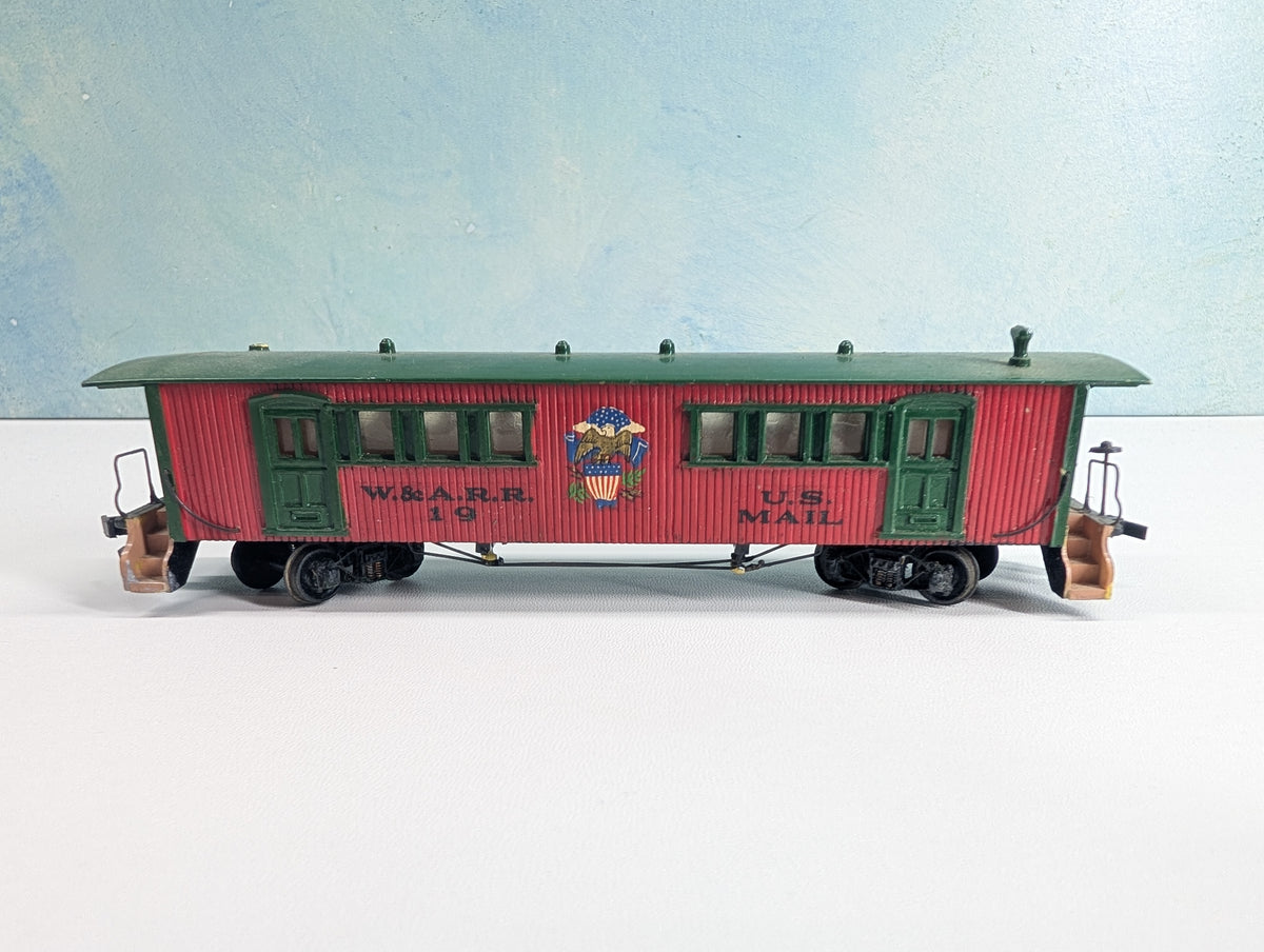 USED HO Scale Old Time Passenger Car Western & Atlantic #19 US Mail