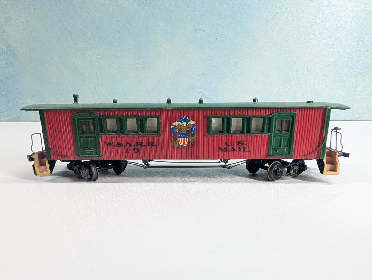 USED HO Scale Old Time Passenger Car Western & Atlantic #19 US Mail