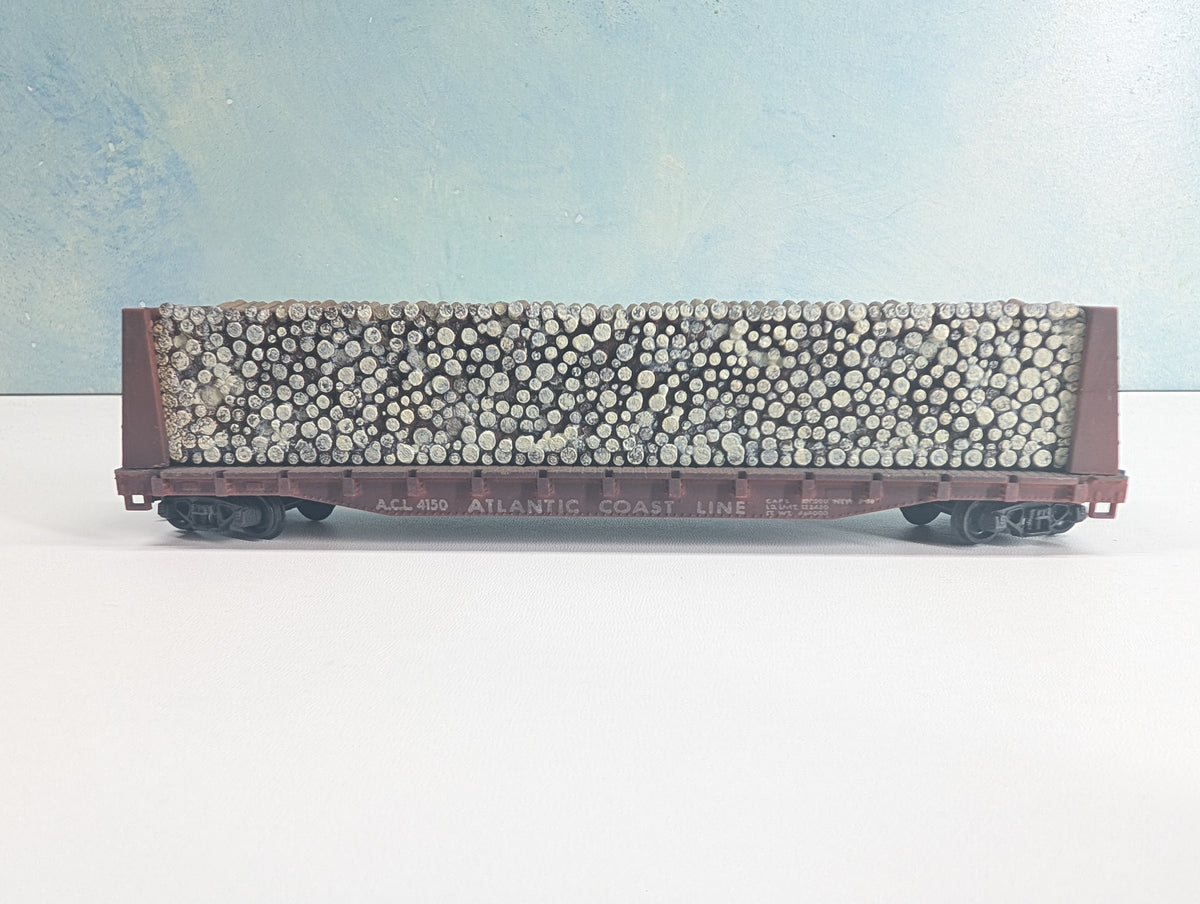 USED Revell HO Scale Bulkhead w/ Load Atlantic Coast Line ACL #4150