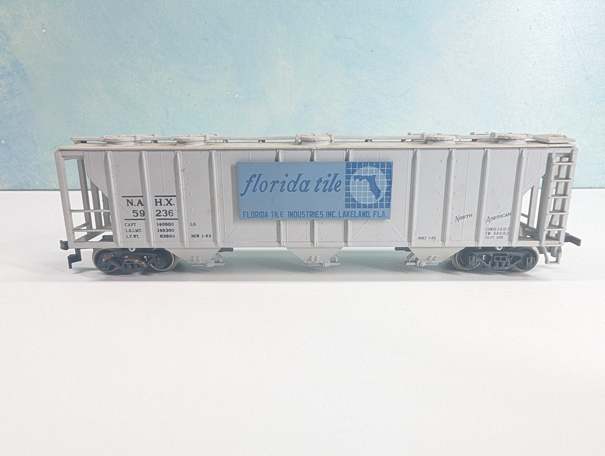 USED HO Scale Covered Hopper Florida Tile NAHX #59236