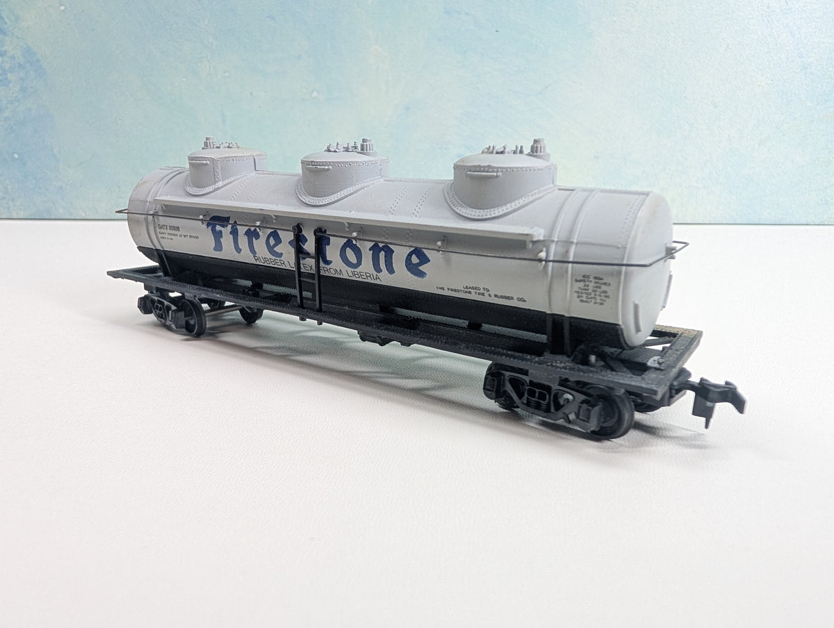 USED Bachmann HO Scale Triple Dome Tank Car Firestone GATX #30926