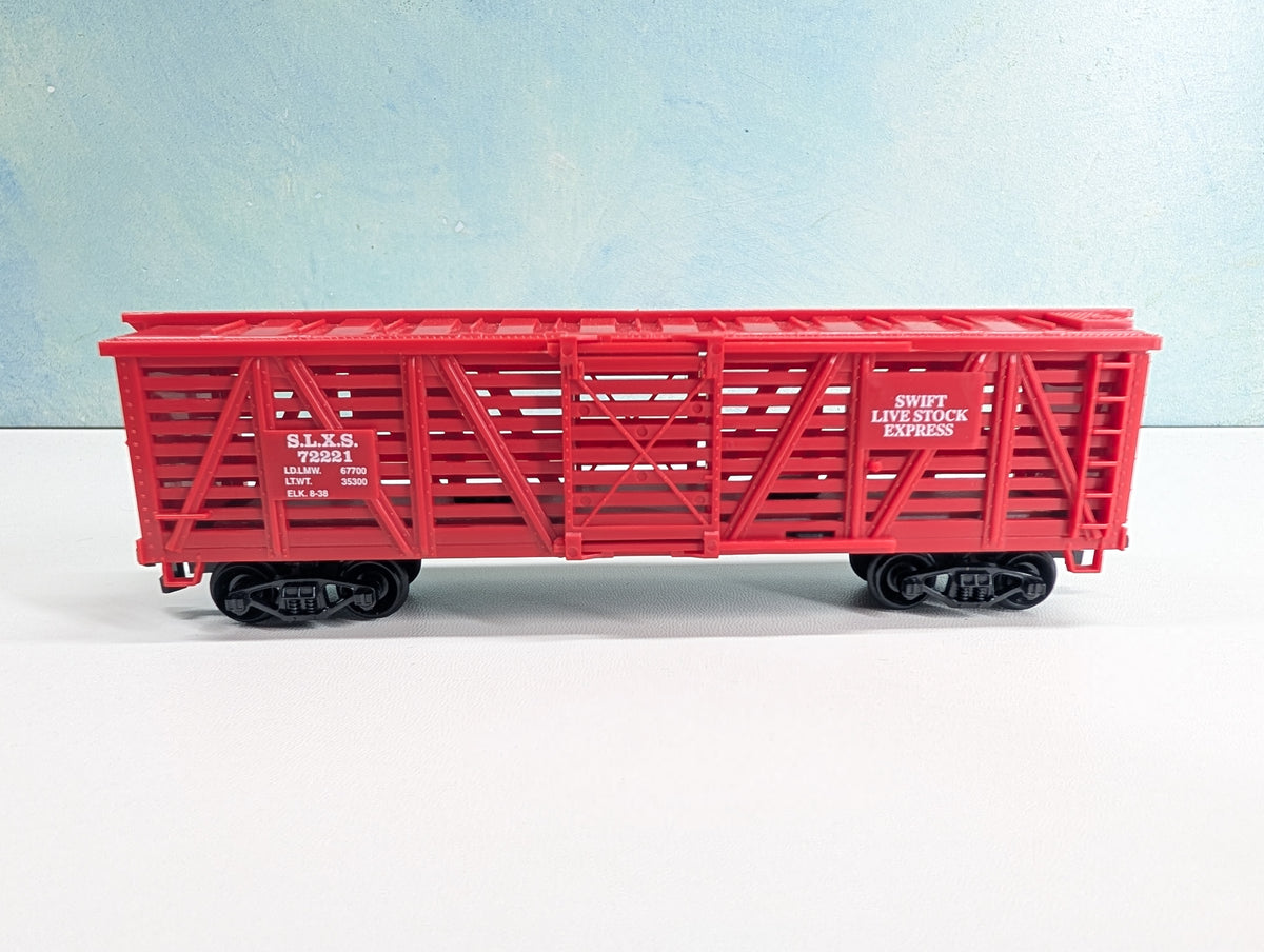 USED Life-Like HO Scale Cattle Stock Car Swift SLXS #72221