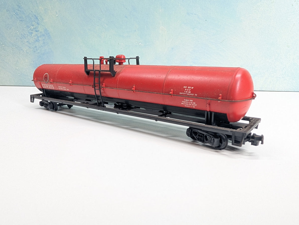 USED Lima HO Scale 62' Tank Car Chicago Great Western CGW #273