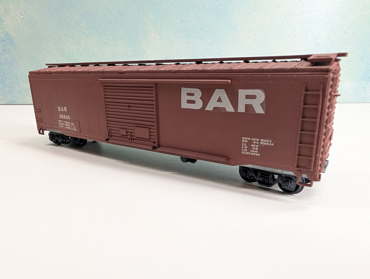 USED Roundhouse HO Scale 50' Box Car Bangor and Aroostook BAR #65945