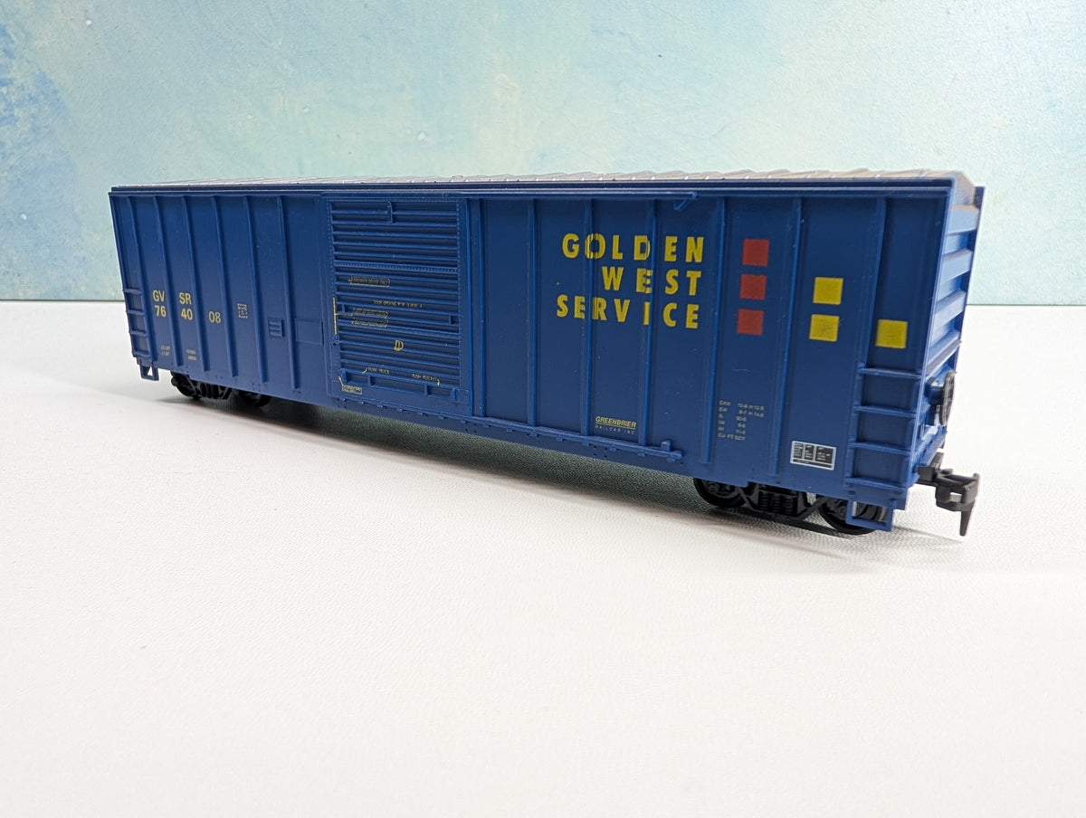 USED Roundhouse HO Scale 50' Box Car Golden West Service GVSR #764008
