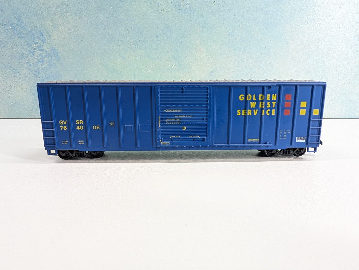 USED Roundhouse HO Scale 50' Box Car Golden West Service GVSR #764008