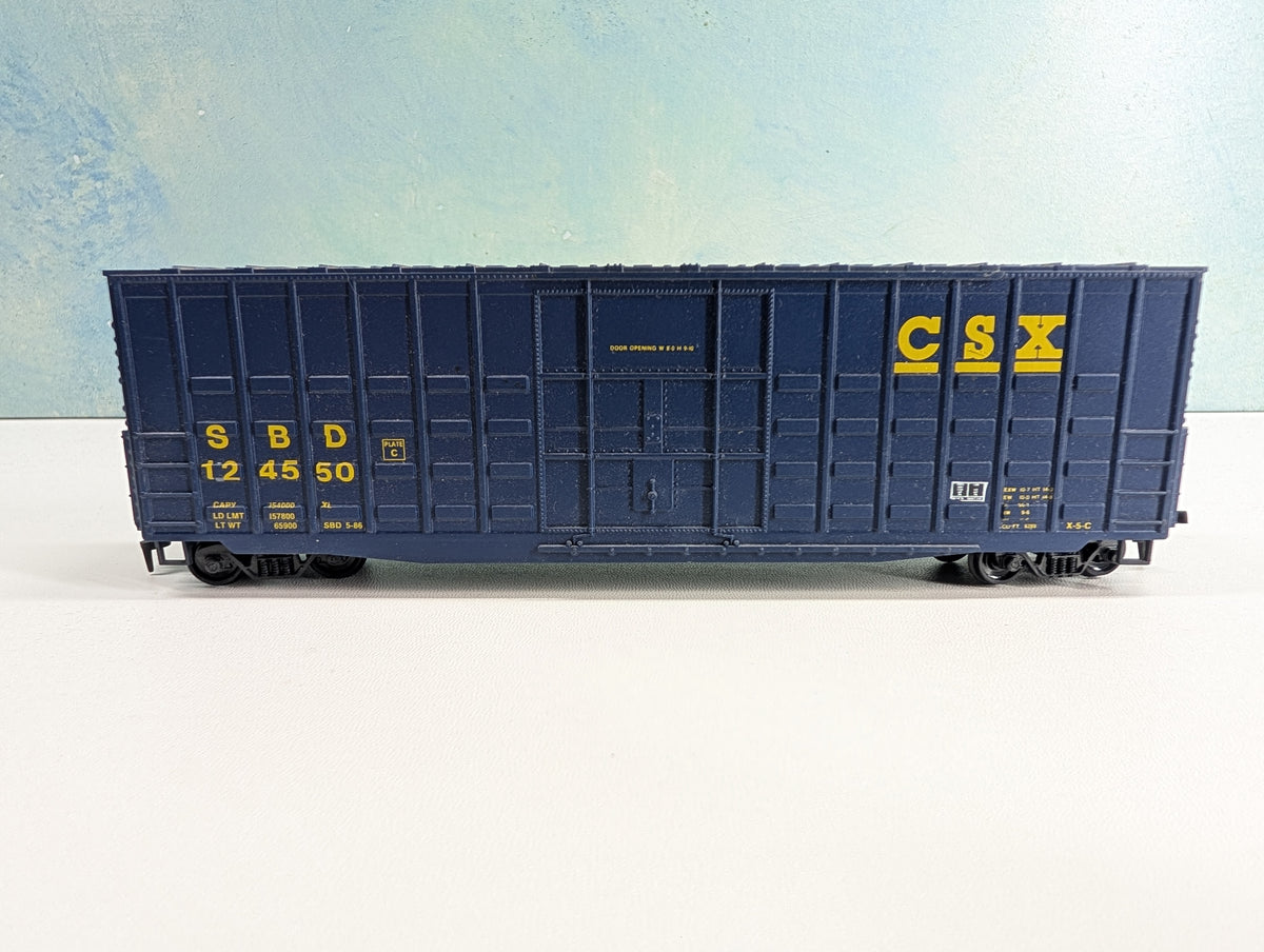 USED Roundhouse HO Scale 50' Box Car CSX SBD #124550