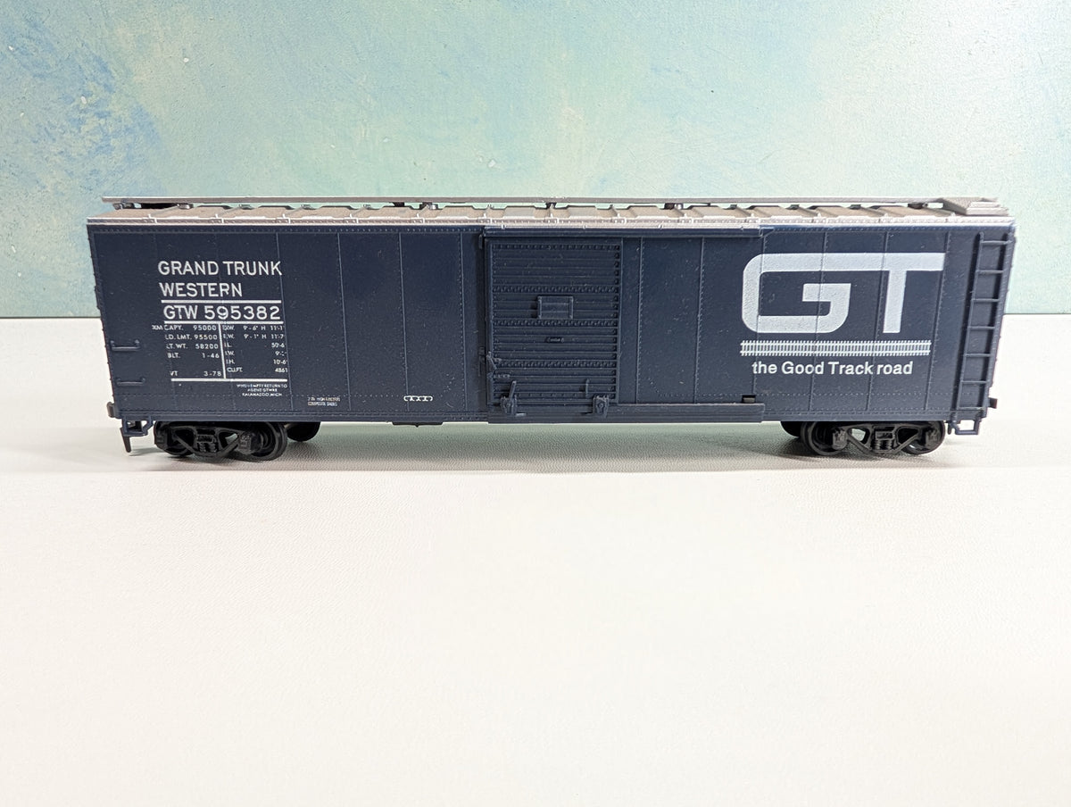 USED Athearn HO Scale 50' Box Car Grand Trunk Western GTW #595382