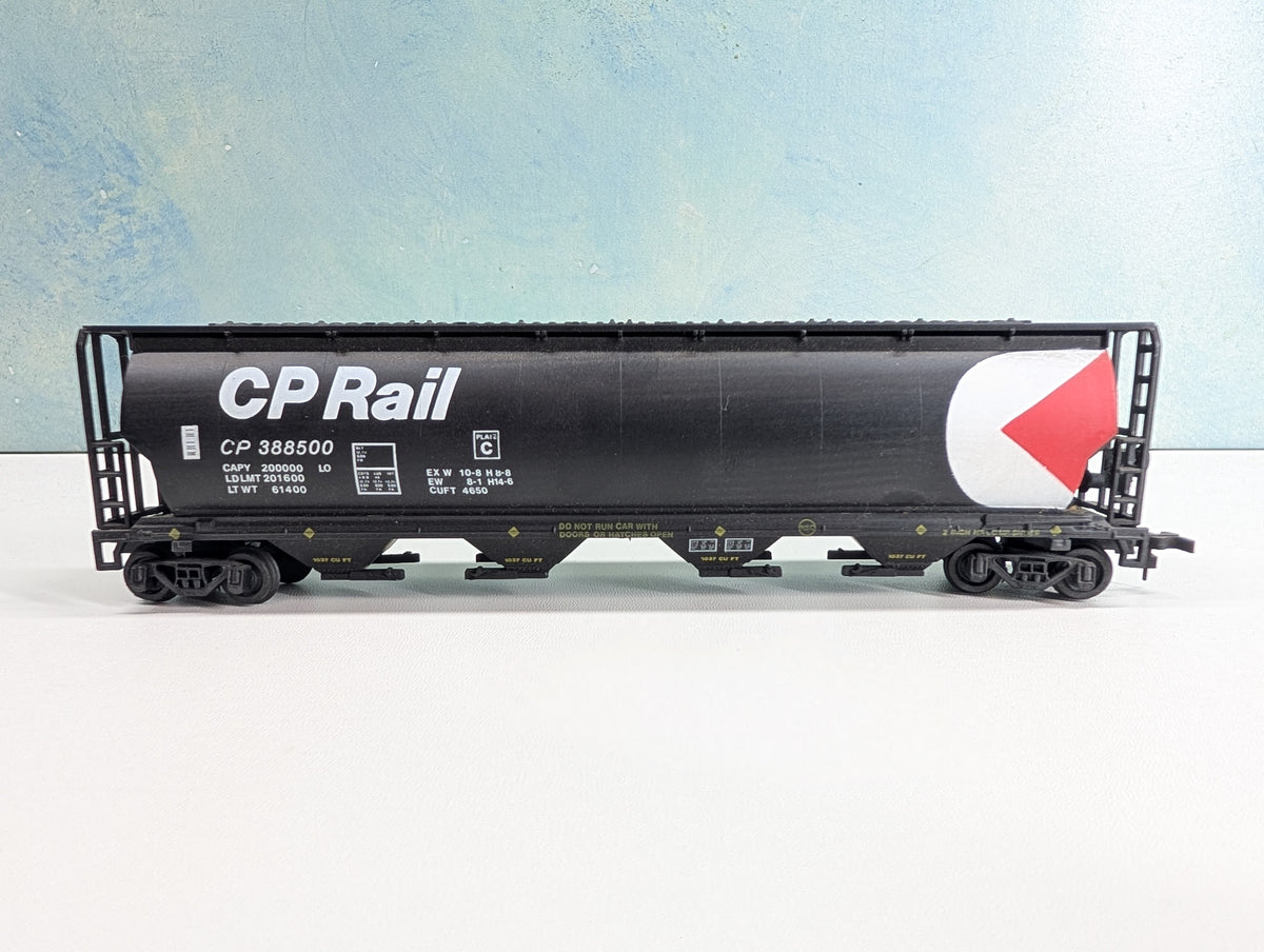 USED Bachmann HO Scale Cylindrical Covered Hopper CP Rail CP #388500