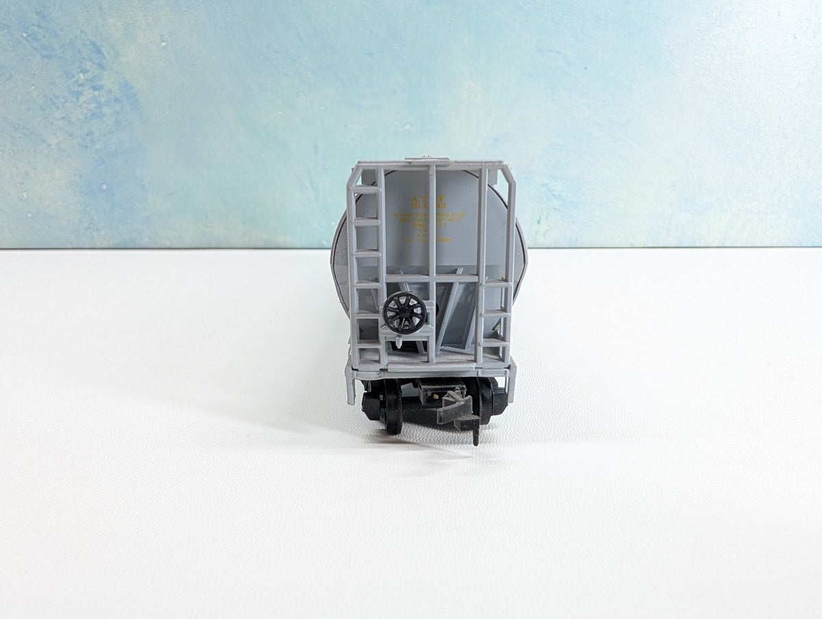 USED Bachmann HO Scale Cylindrical Covered Hopper Santa Fe ATSF #314783