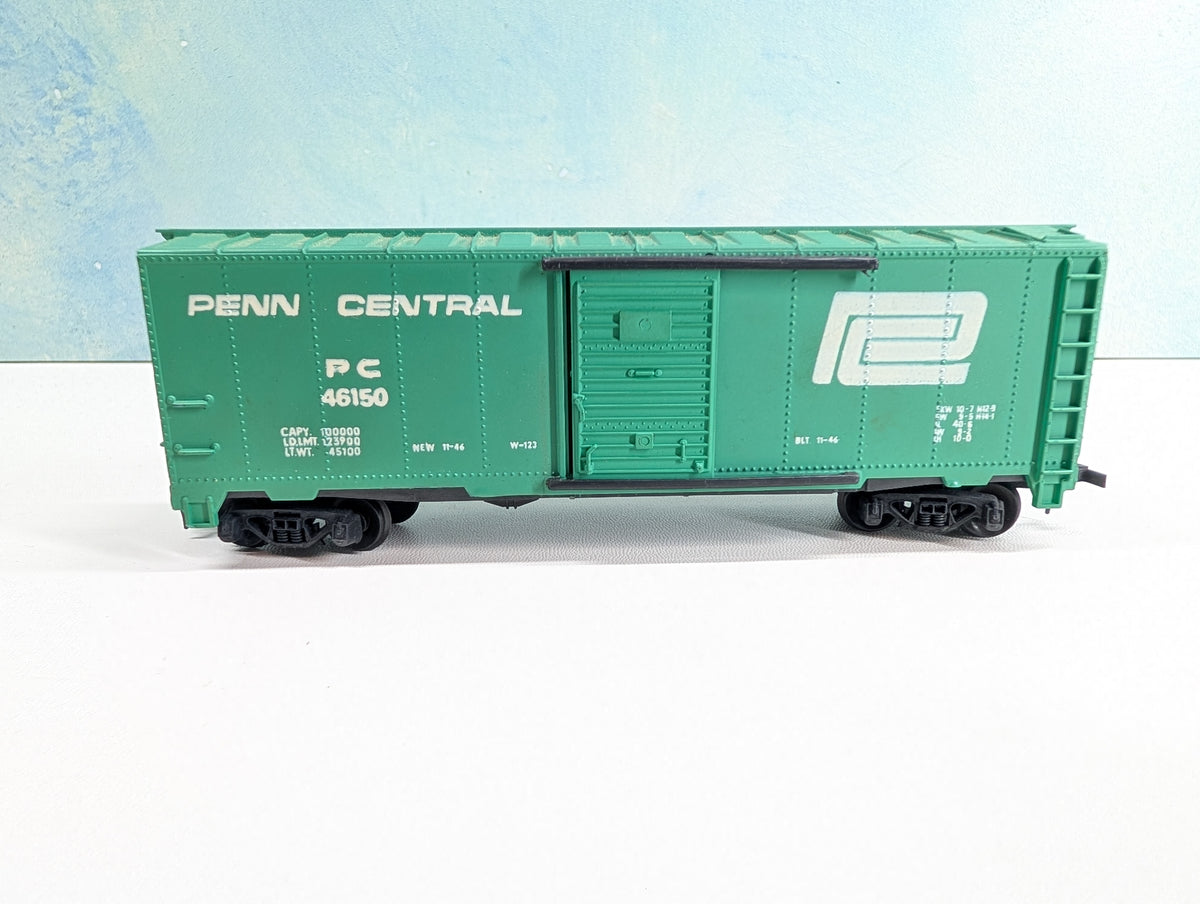 USED Tyco HO Scale 40' Box Car Penn Central PC #46150