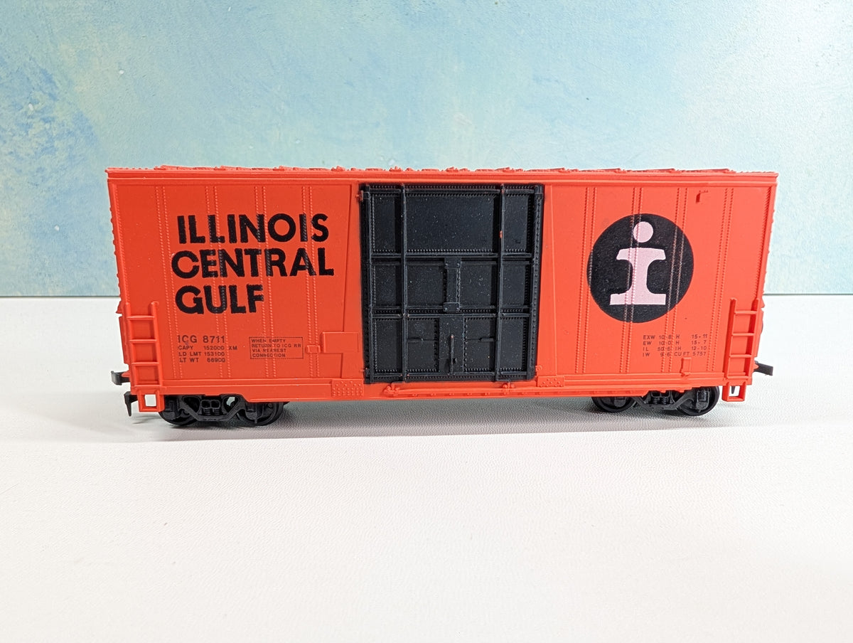 USED Lionel HO Scale 40' HI-Cube Box Car Illinois Central Gulf ICG #8711