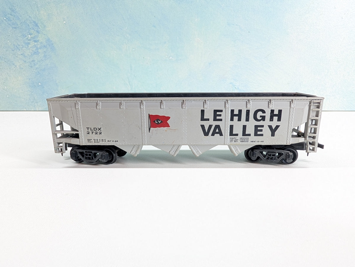 USED HO Scale Quad Hopper Lehigh Valley TLDX #2722