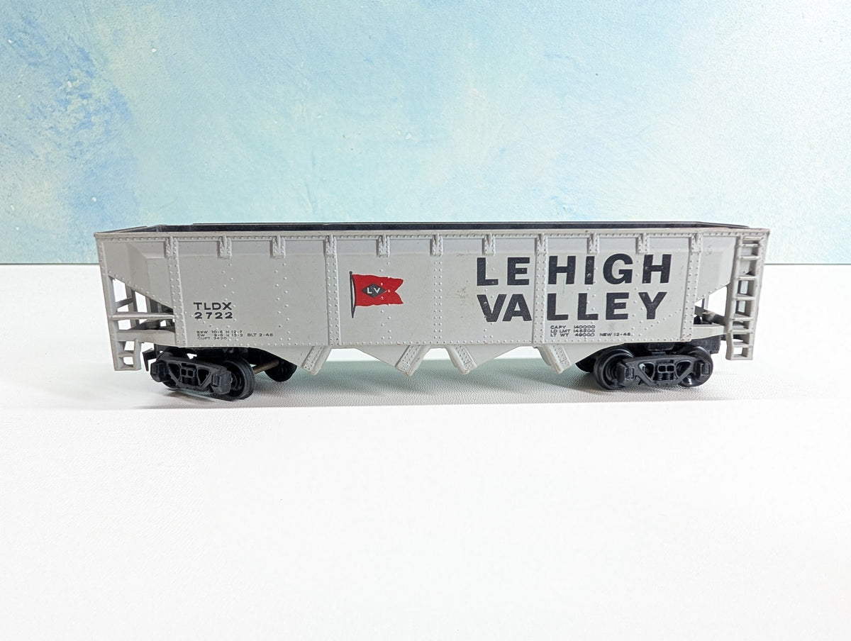 USED HO Scale Quad Hopper Lehigh Valley TLDX #2722