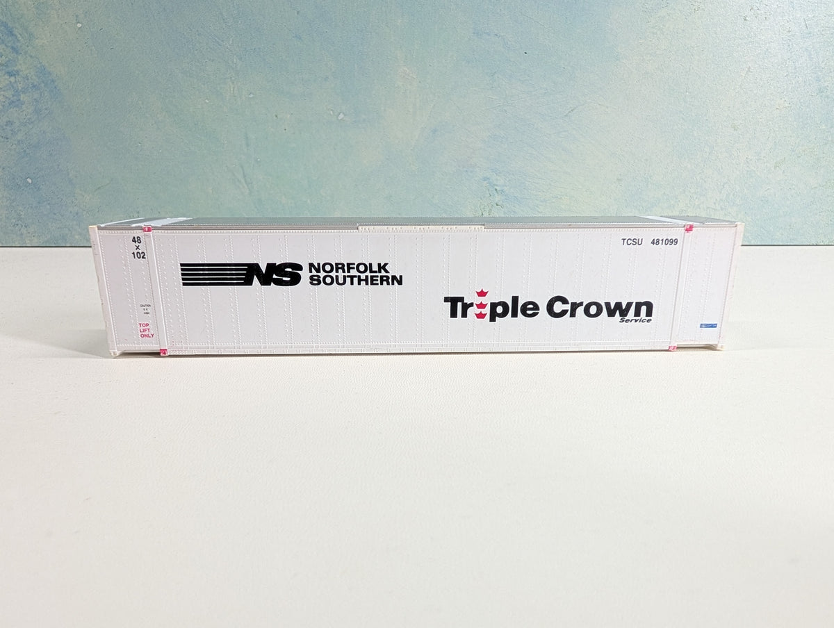 USED Walthers HO Scale 48' Ribbed Side Container Norfolk Southern TCSU #481099