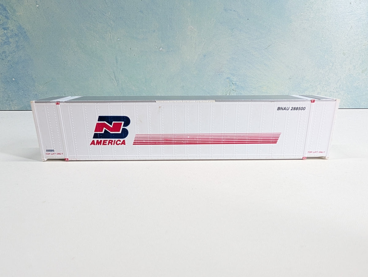 USED Walthers HO Scale 48' Ribbed Side Container Burlington Northern BNAU #288500