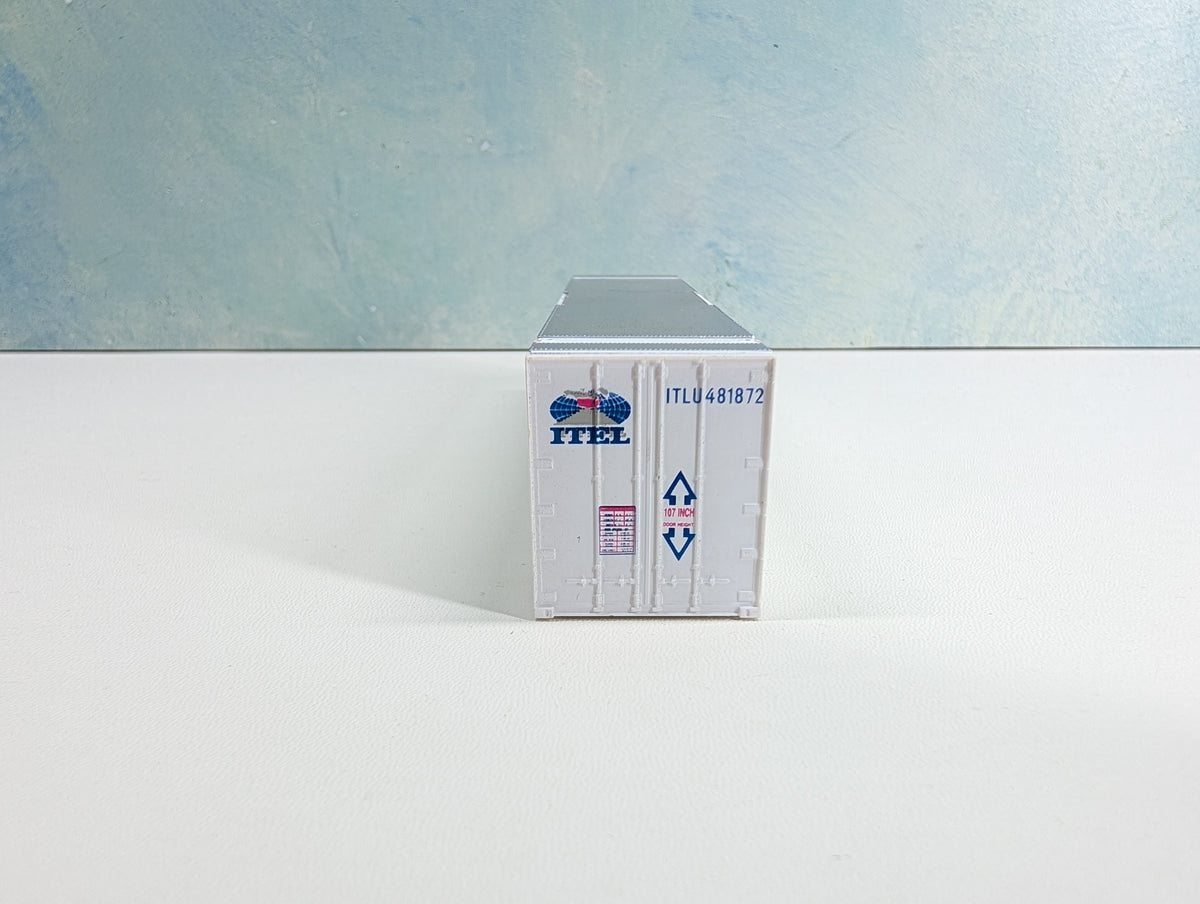 USED Walthers HO Scale 48' Ribbed Side Container ITEL ITLU #481872