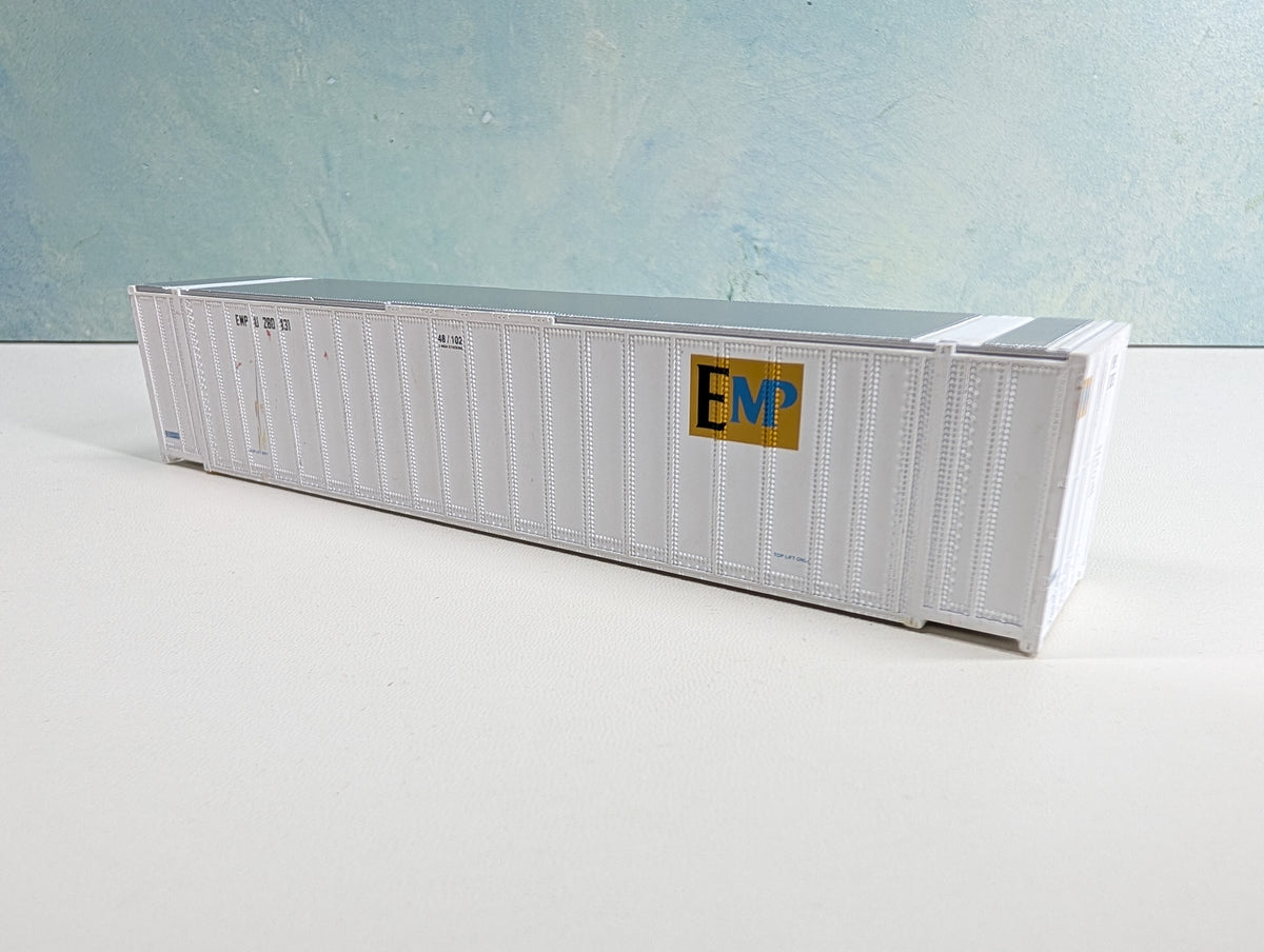 USED Walthers HO Scale 48' Hi-Cube Rib-Side Container EMP EMPU #280131