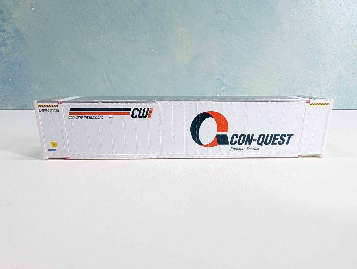 USED Walthers HO Scale 48' Ribbed Side Container Con-Way Intermodal CWIU #270010
