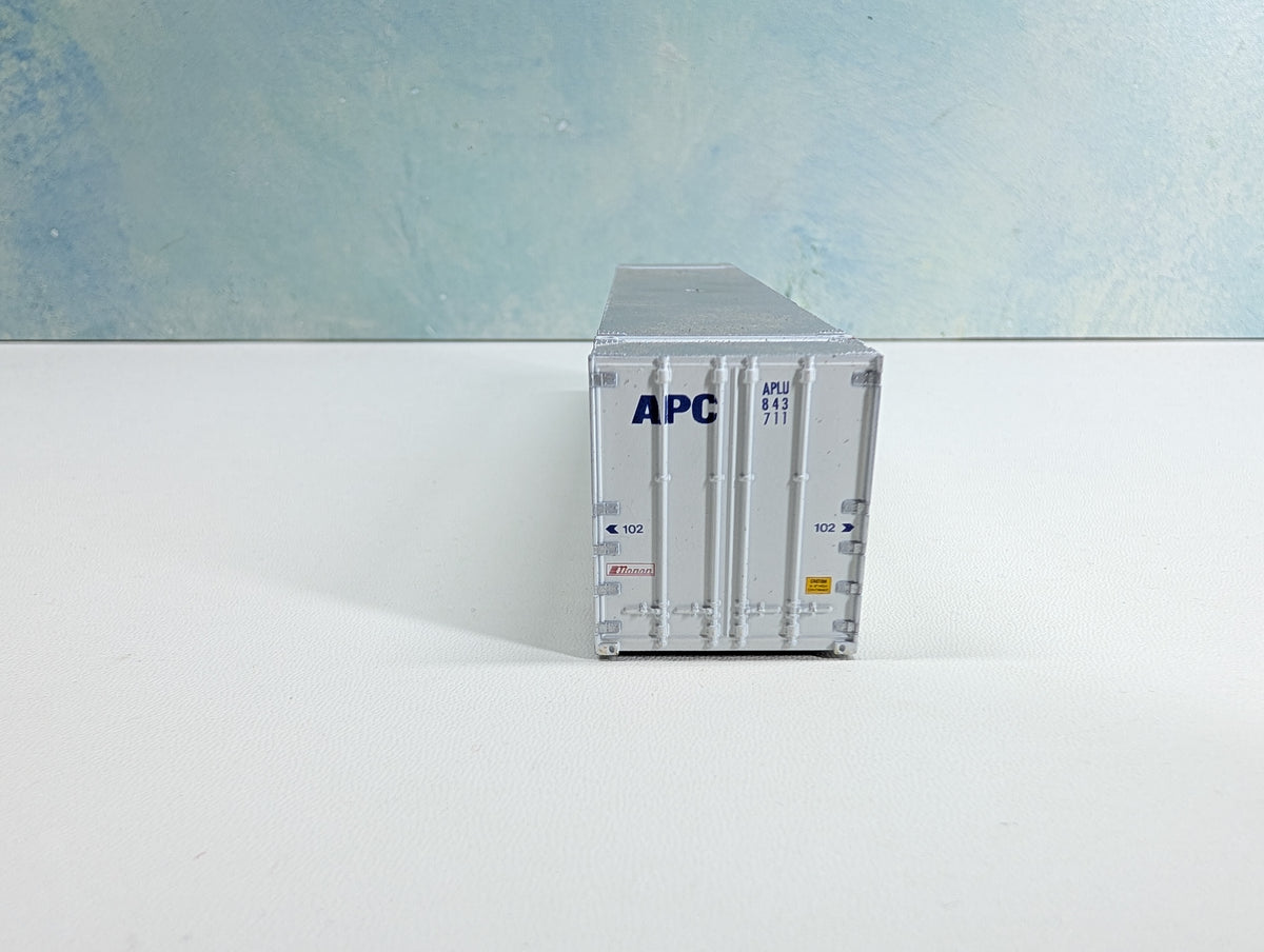 USED HO Scale 48' Ribbed Side Container American President Lines APLU #483711