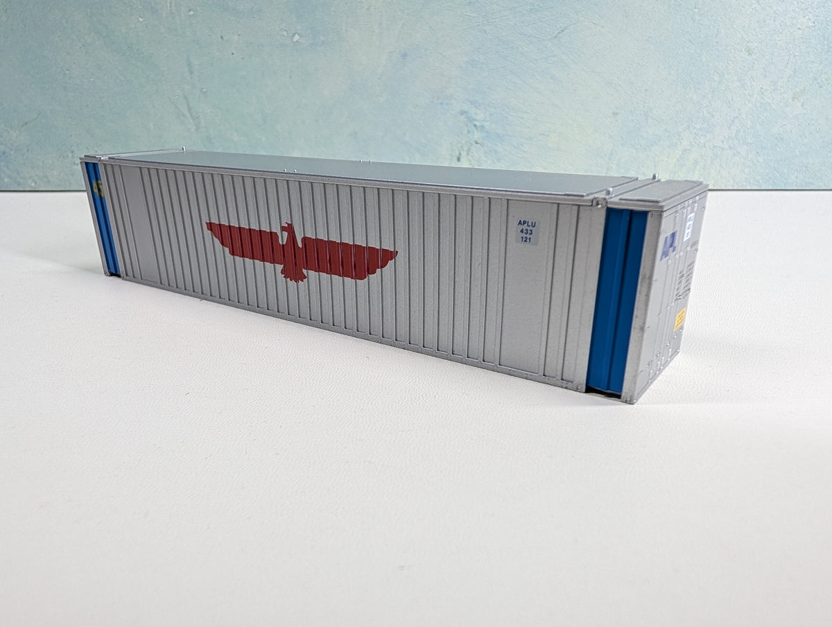 USED Con-Cor HO Scale 45' Container American President Lines APLU #433121
