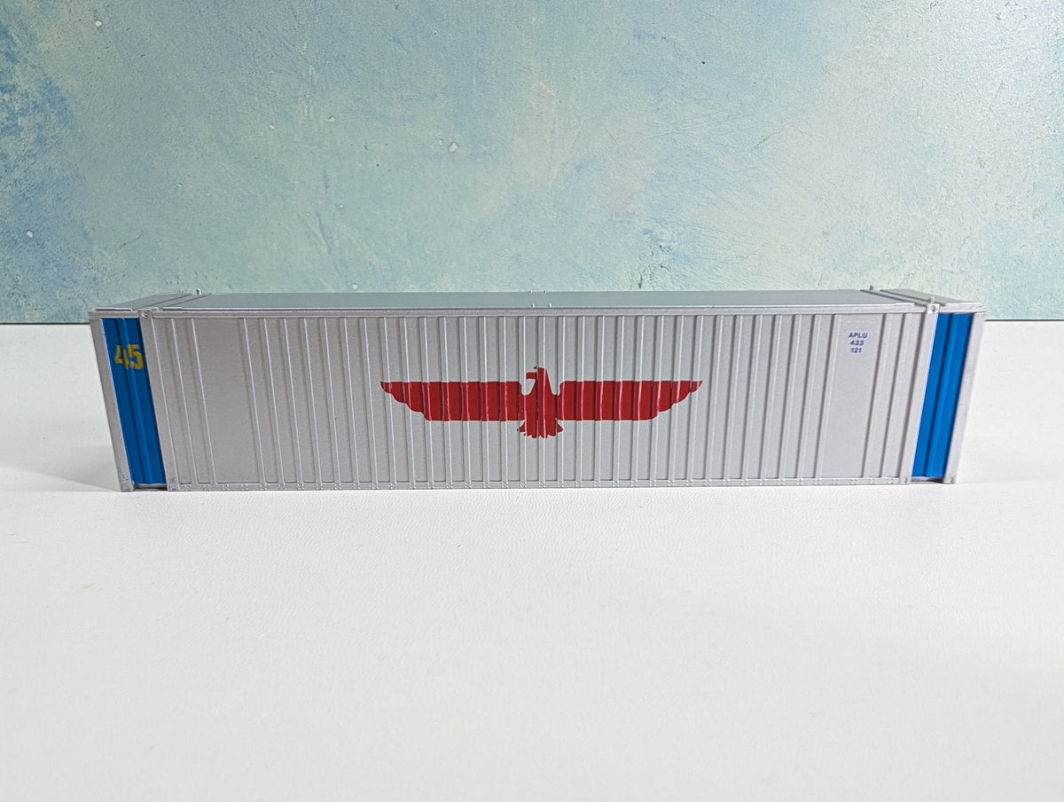 USED Con-Cor HO Scale 45' Container American President Lines APLU #433121