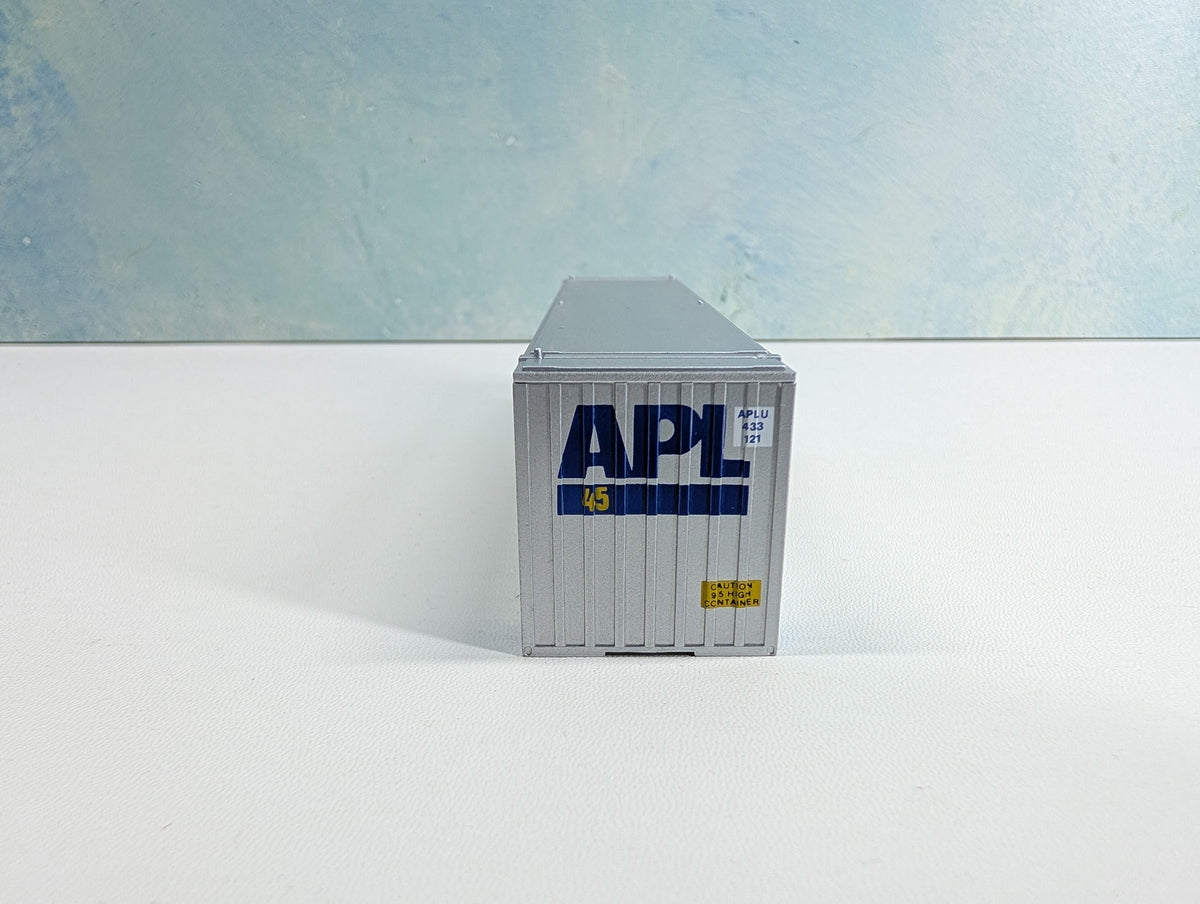 USED Con-Cor HO Scale 45' Container American President Lines APLU #433121